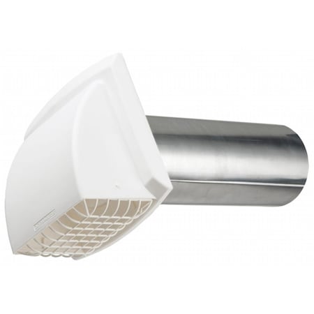 Lighthouse 4 in. White ProMax Wide Mouth Exhaust Hood LI4999